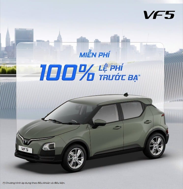 VF 5 - LÊN ĐỜI XE XANH, THOẢI MÁI VI VU HÈ CHẤT