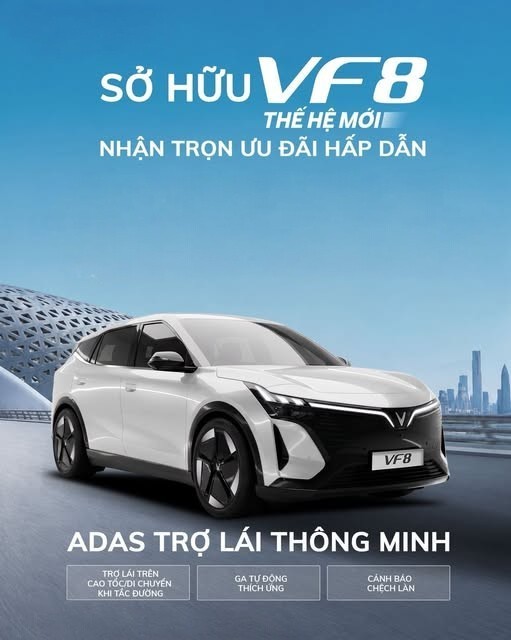 SỞ HỮU VF 8 THẾ HỆ MỚI CÙNG LOẠT ƯU ĐÃI HẤP DẪN